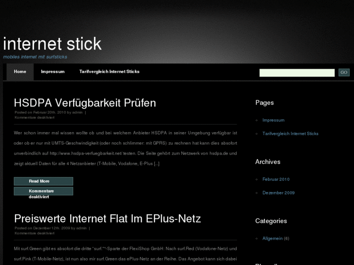 www.internet-sticks.com