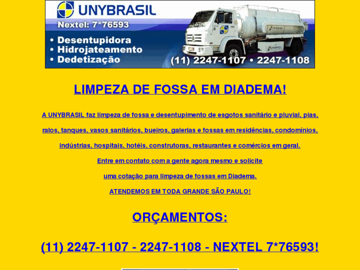 www.limpezadefossaemdiadema.net