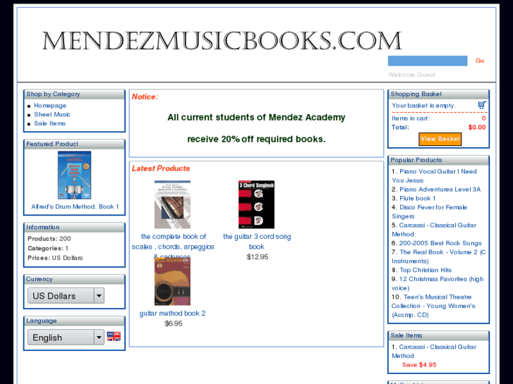 www.mendezmusicbooks.com