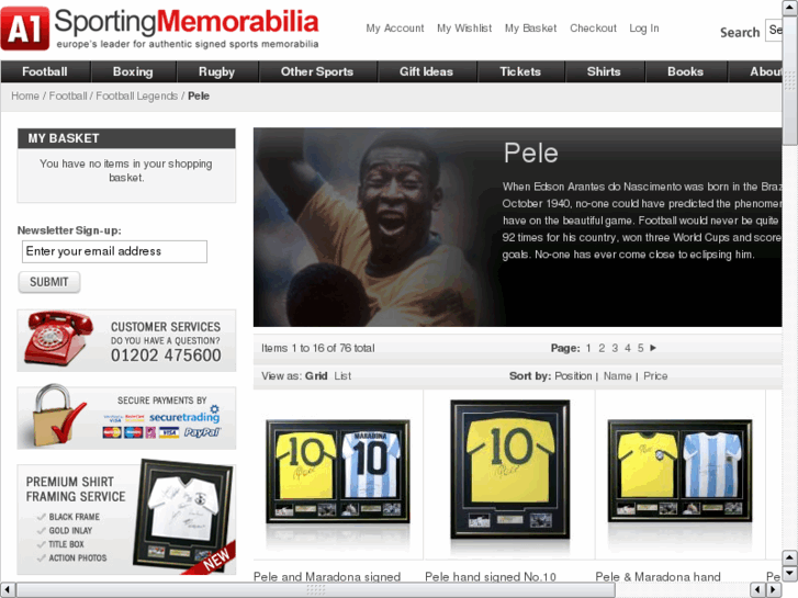 www.pelememorabilia.com