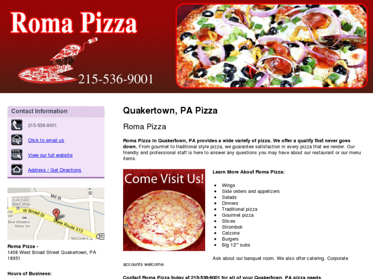 www.romapizzapastaandgrill.com