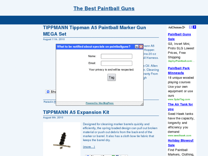 www.thebestpaintballguns.com