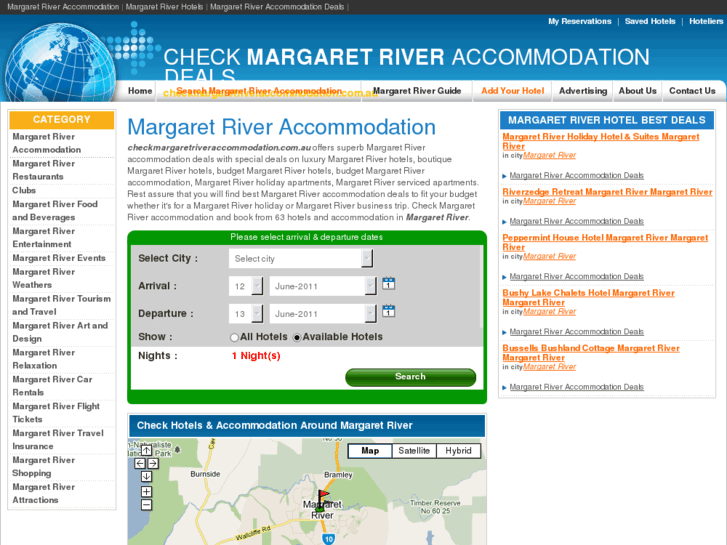 www.checkmargaretriveraccommodation.com.au