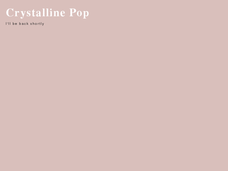 www.crystallinepop.com