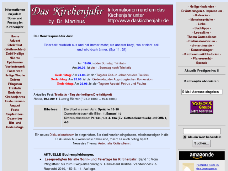 www.daskirchenjahr.de