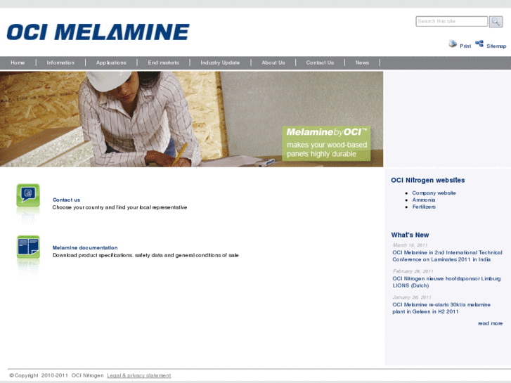 www.melaminebyoci.asia