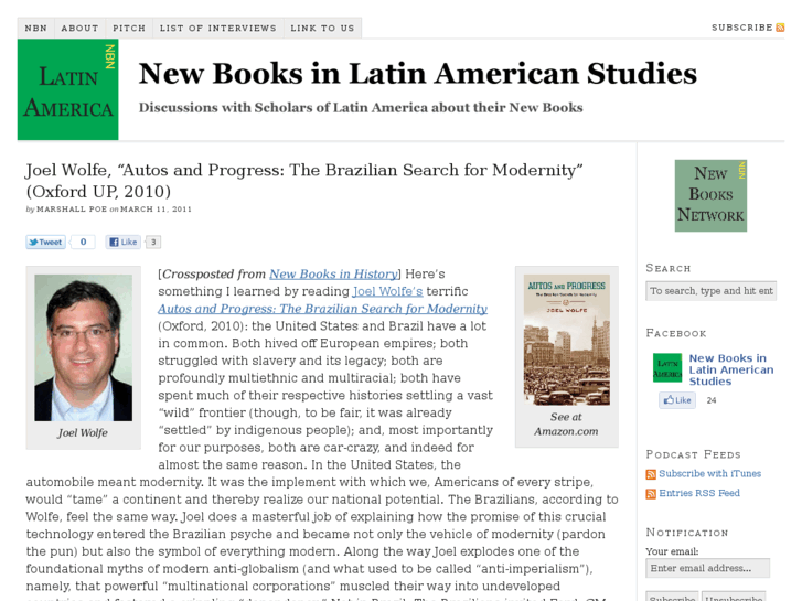 www.newbooksinlatinamericanstudies.com