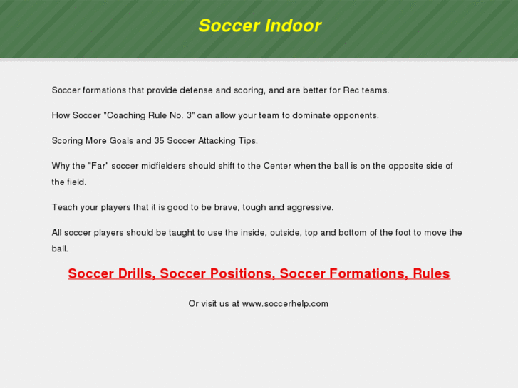 www.soccerindoor.net