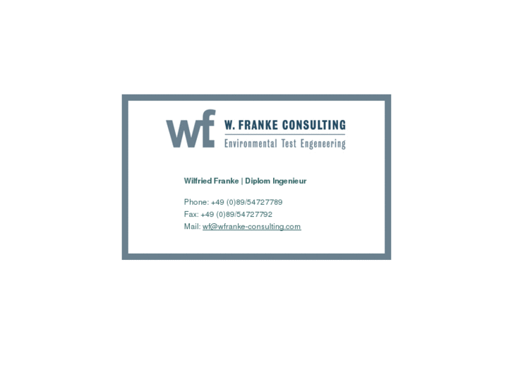 www.wfranke-consulting.com