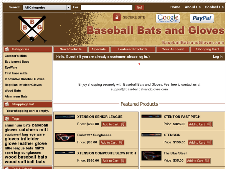 www.baseballbatsandgloves.com