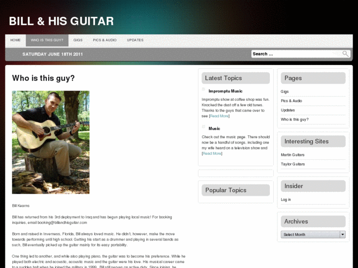 www.billandhisguitar.com