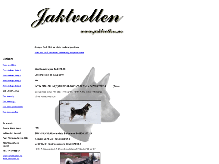 www.jaktvollen.no