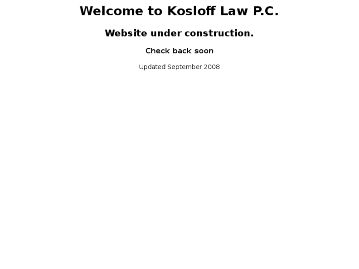 www.koslofflaw.com