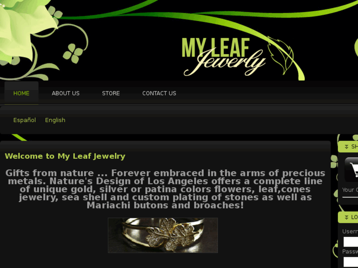 www.myleafjewelry.com