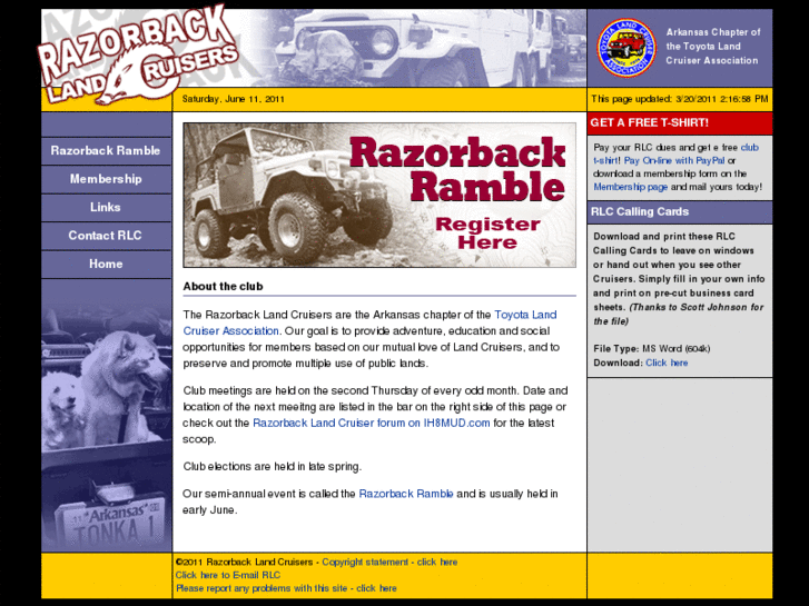 www.razorbacklandcruisers.com