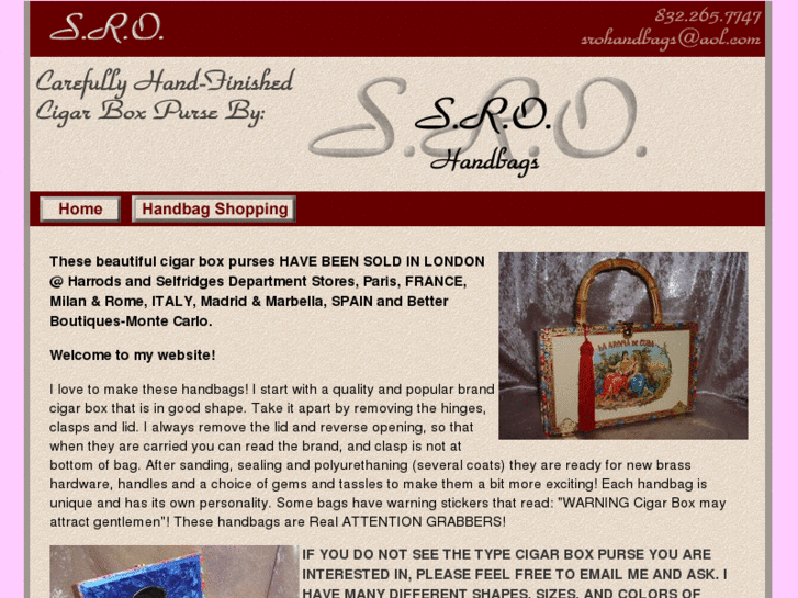 www.srohandbags.com