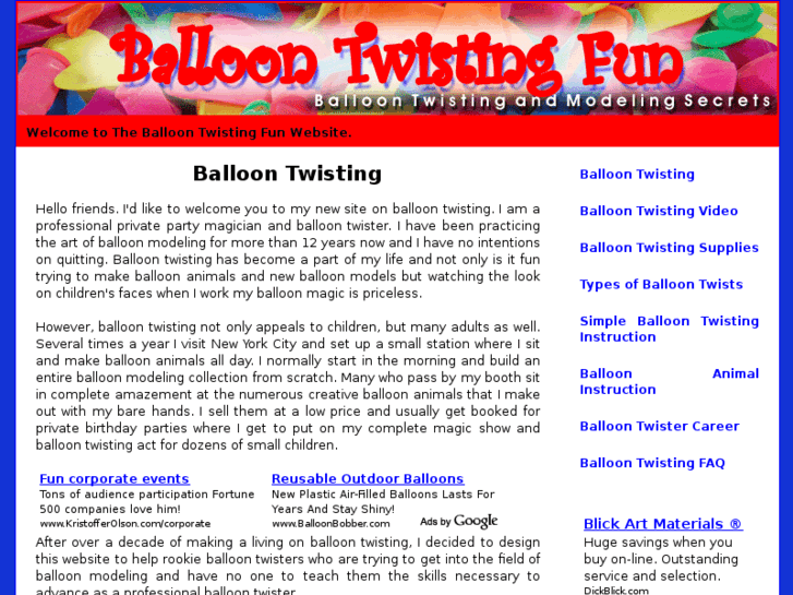 www.balloontwistingfun.com