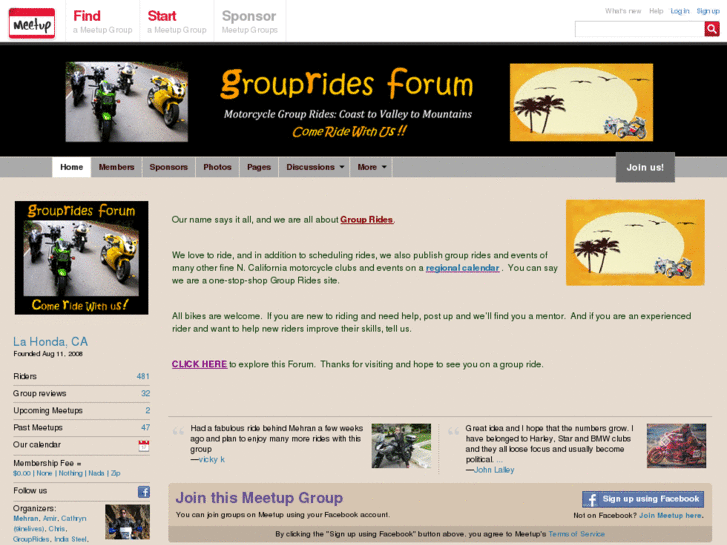 www.groupridesforum.net