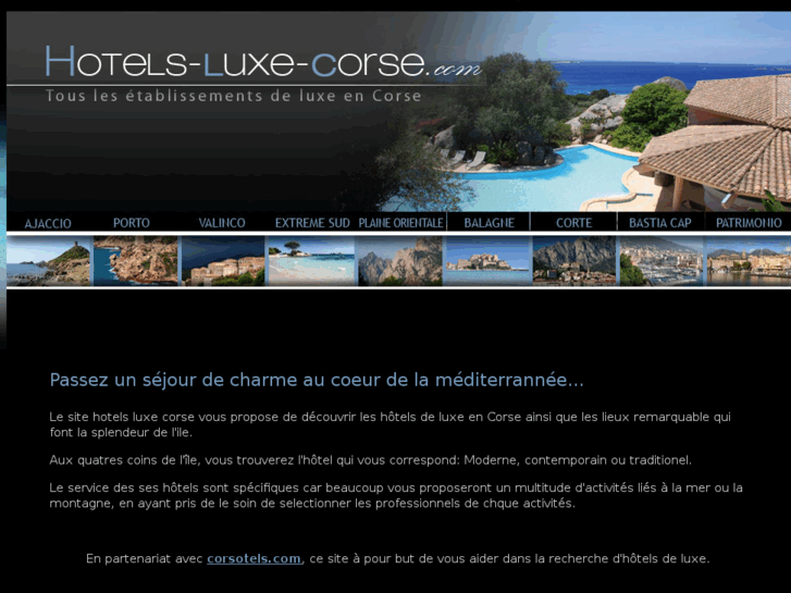 www.hotels-luxe-corse.com