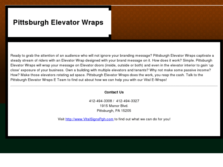 www.pittsburghelevatorwraps.com