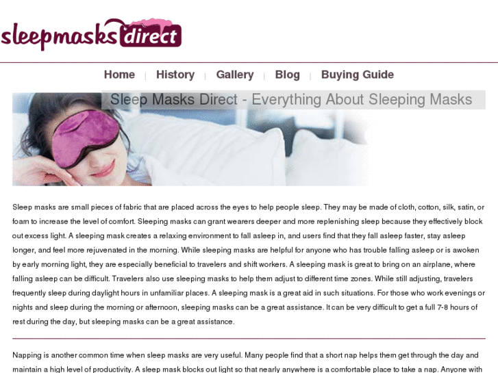 www.sleepmasksdirect.com