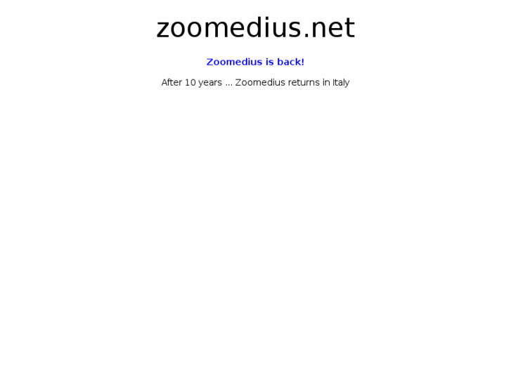 www.zoomedius.net