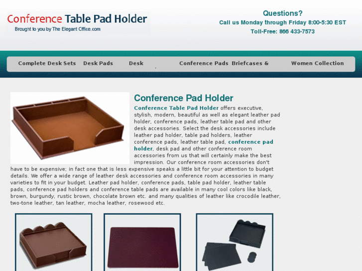 www.conferencetablepadholder.com