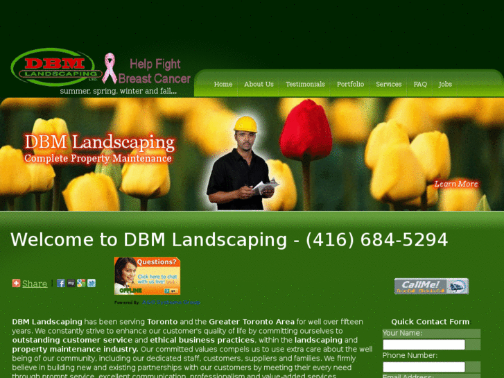 www.dbmlandscaping.com