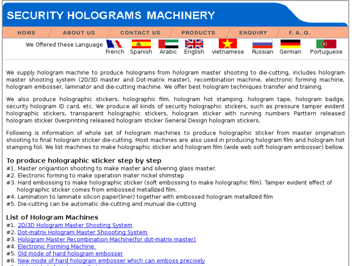 www.hologrammachine.net