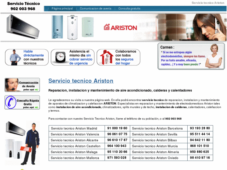 www.servicio-ariston.es