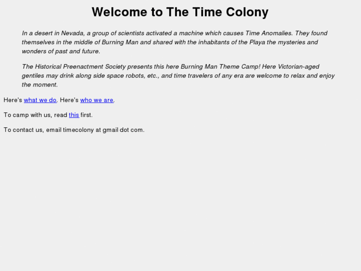 www.timecolony.org