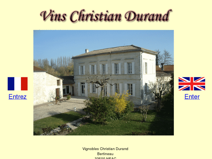 www.vinsdebordeaux-christian-durand.com