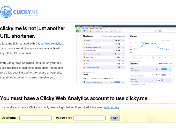 www.clicky.me