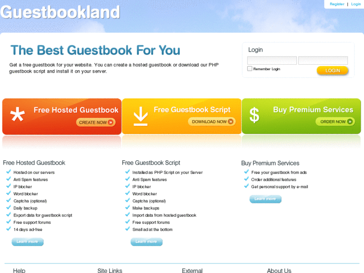 www.guestbookland.com