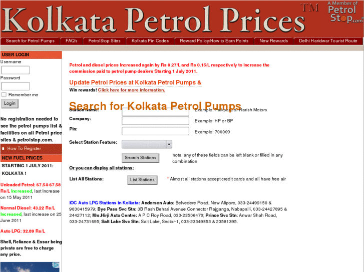 www.kolkatapetrolprices.com