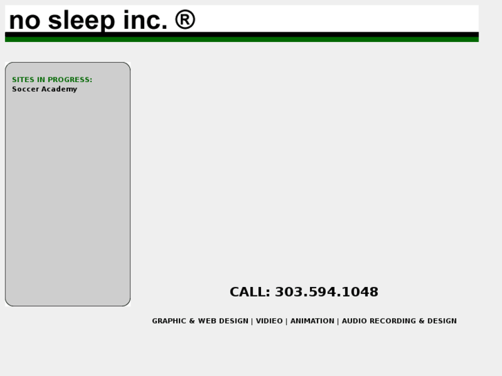 www.nosleepinc.com