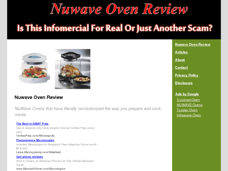www.nuwaveovenreview.org