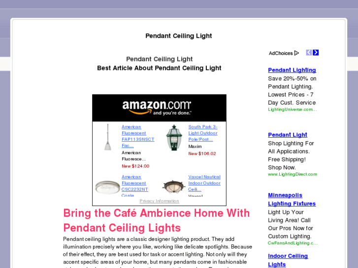 www.pendantceilinglight.com