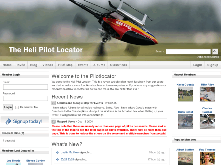 www.pilotlocator.net