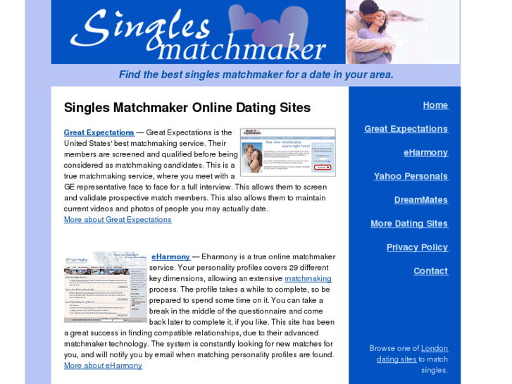 www.singles-matchmaker.net