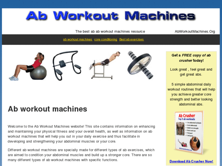 www.abworkoutmachines.org