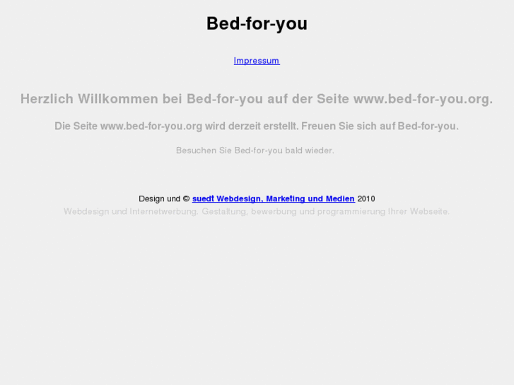 www.bed-for-you.org