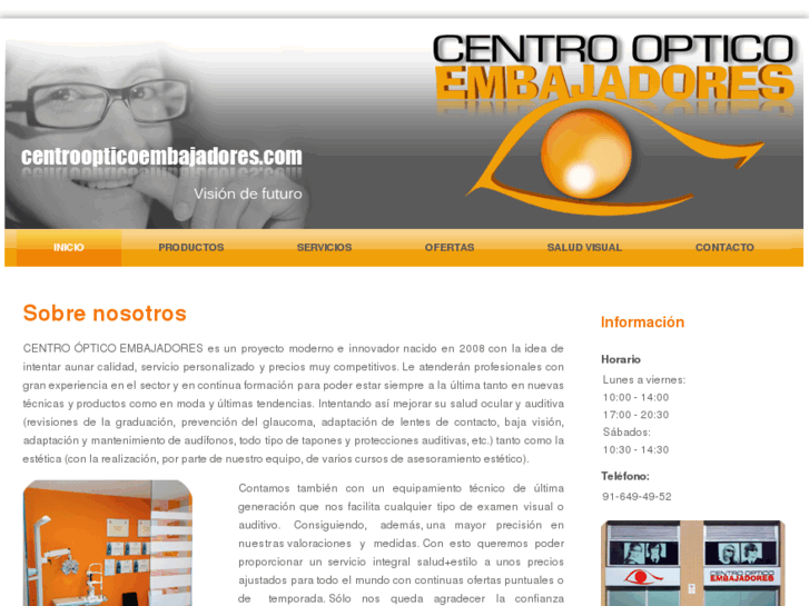 www.centroopticoembajadores.com