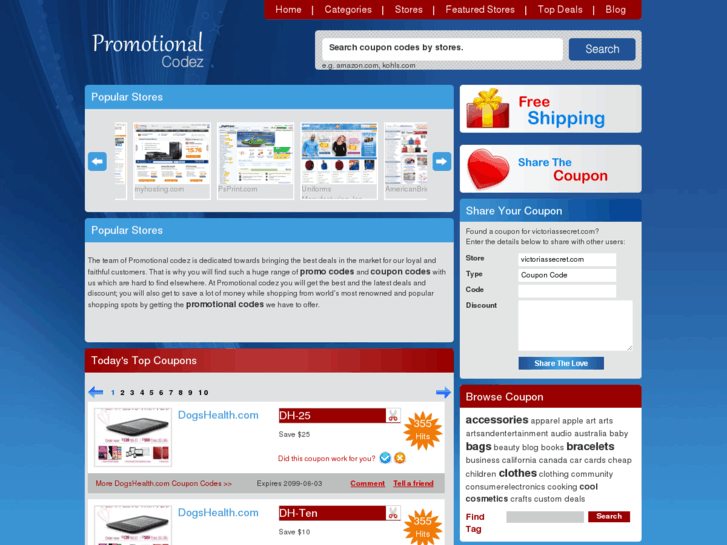 www.promotionalcodez.com