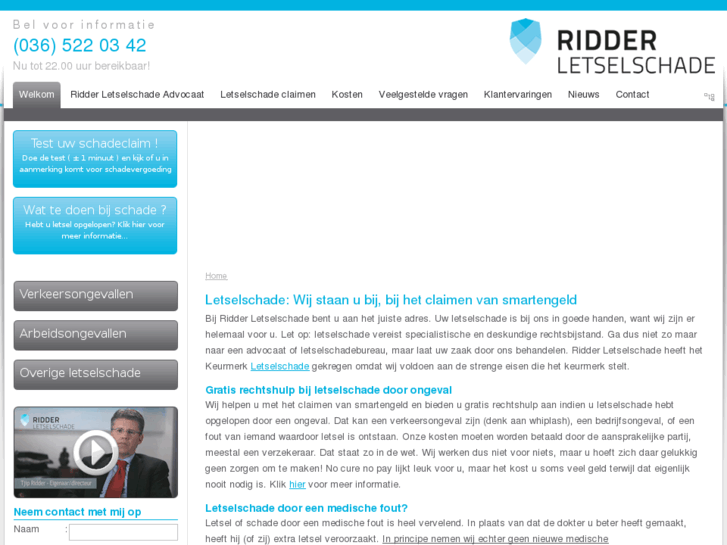 www.ridder-letselschade.com