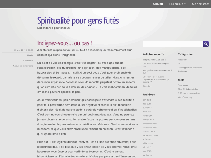 www.spiritualitepourgensfutes.com