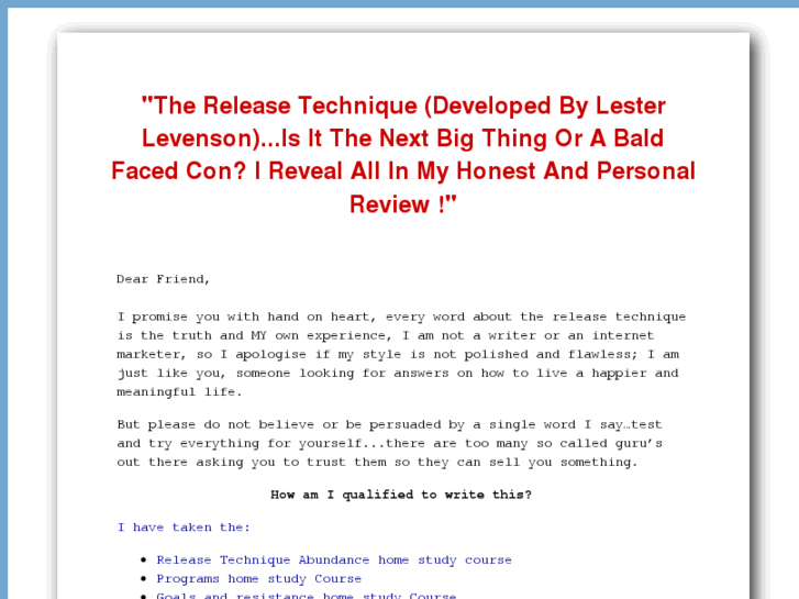 www.thereleasetechnique.co.uk