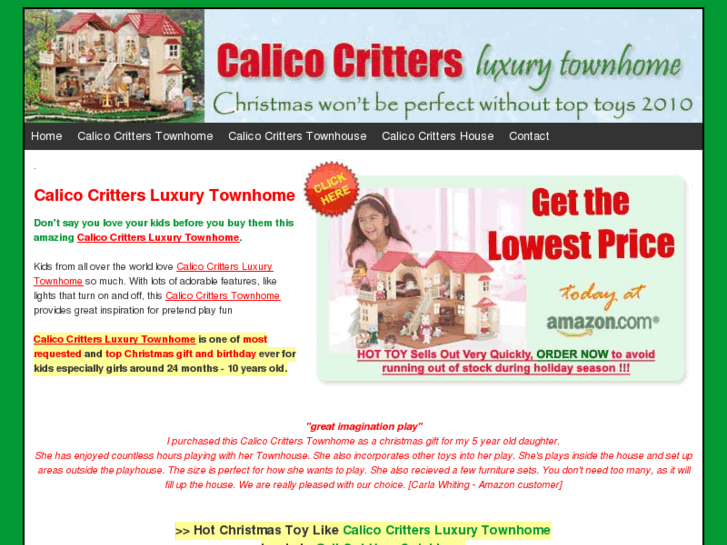 www.calicocrittersluxurytownhome.com