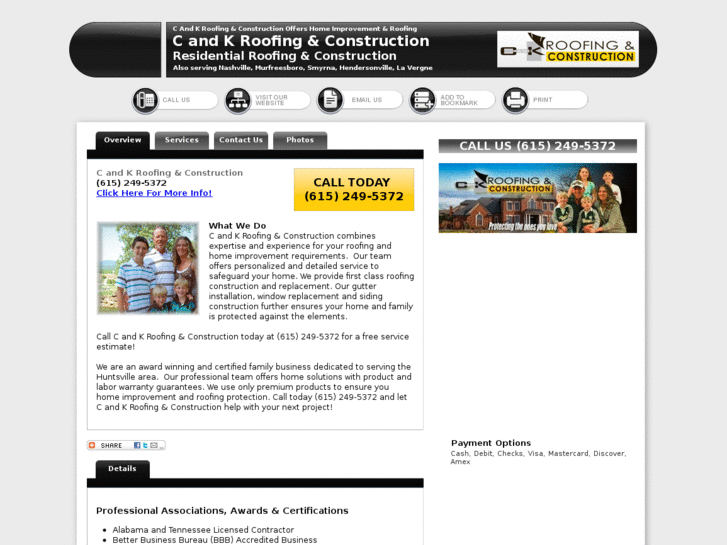 www.candkroofingllc.com
