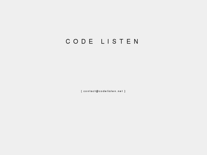 www.codelisten.net